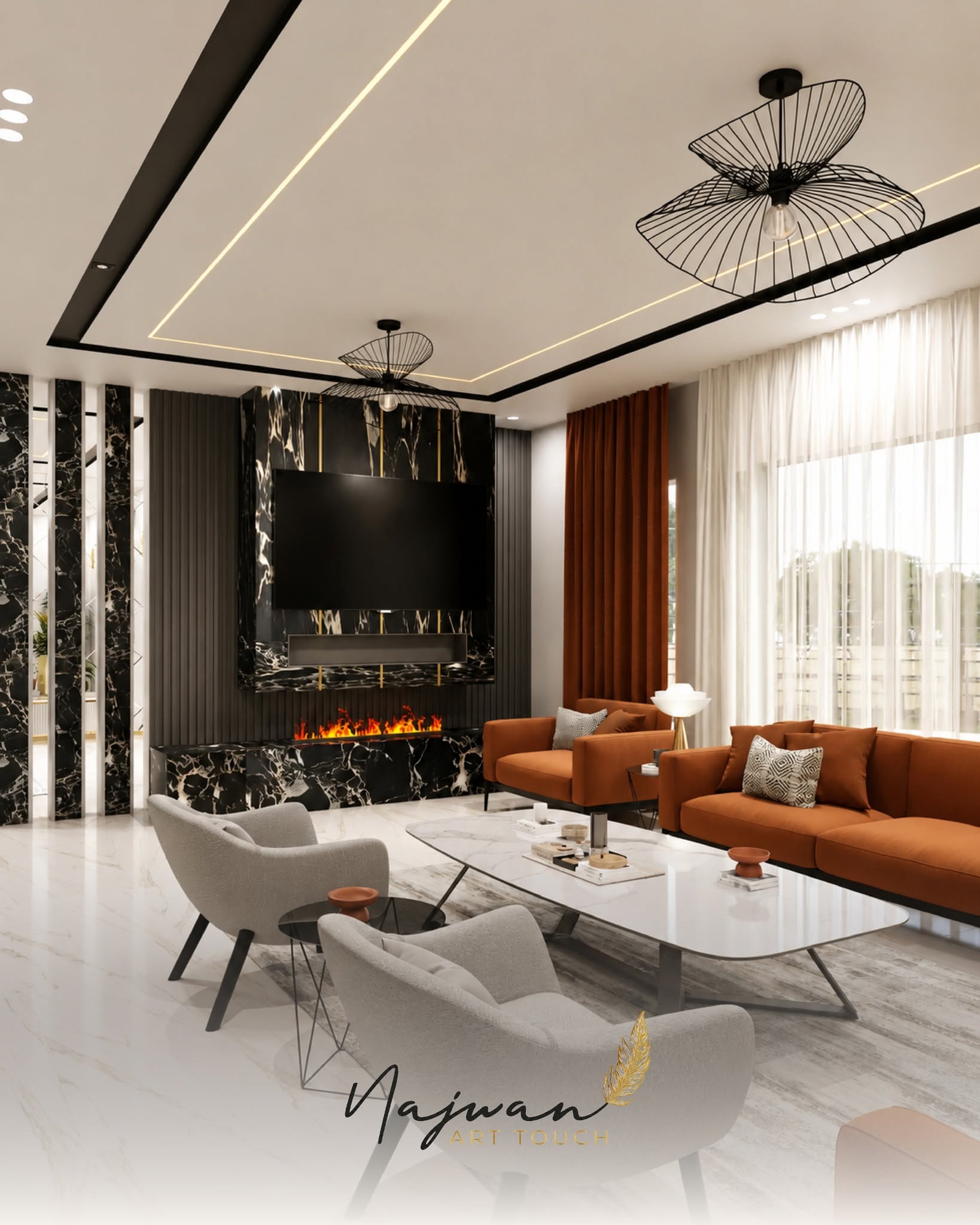 Najwan Art Touch interior design project